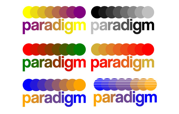 Paradigm Test Logos